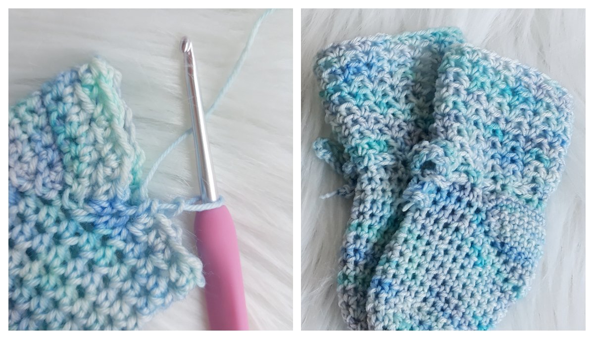 Blog-Inhaltsbild für 'Babysöckchen, kostenlose Häkelanleitung'